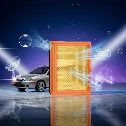 نمای نزدیک از فیلتر هوا مناسب خودرو پراید با طراحی استاندارد و عملکرد بالا فروشگاه انلاین سانیار